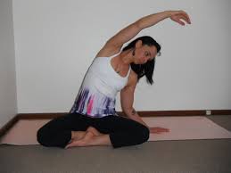 背中のストレッチ